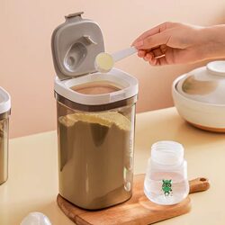Special Sealed Cans for Milk Powder, Moisture-Proof and Light-Proof Storage, Non-Clumping Baby Food Supplement Milk Powder Storage Cans, Large-Capacity Household Storage Cans