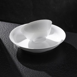 Jingdezhen Official Underglaze Pure White Tableware for Home Use, Chinese-Style High-Temperature White Porcelain Bowls, Plates, Dishes, Soup Bowls
