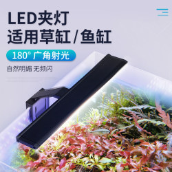 LED clamping light fish tank grass tank lamp mini small clamping light energy-saving lighting lamp aquarium aquarium aquatic grass color