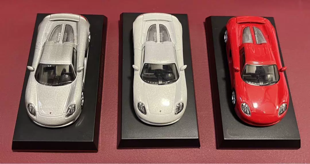1:64京商kyosho保时捷porsche卡雷拉carrera gt红色银色918白色