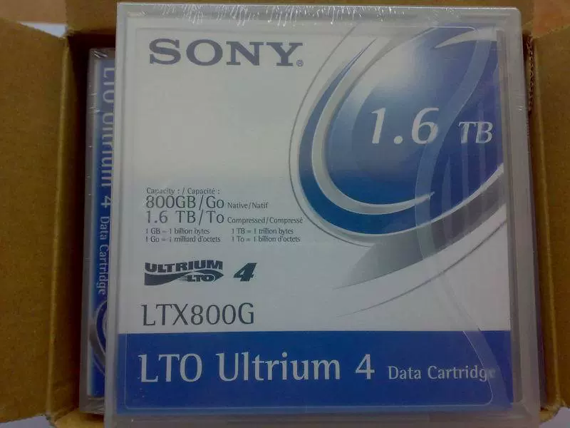 SONY 索尼1.6TB 数据磁带LTX800G LTO Ultrium4 日本原装正品-Taobao