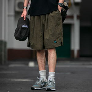 
Japanese retro outdoor quick-drying casual shorts for men's youth casual sports trendy brand waterproof five-part labor pants