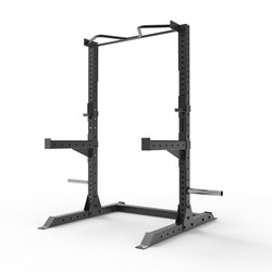 Half-Frame Squat and Bench Press Rack, Same Model with Dense Hole Spacing 365kg for Squat Barbell Strength Training, Ironworker Hard Power