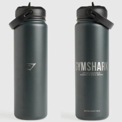 GYMSHARK shark fitness sports stainless steel water cup