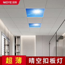 Blue Sky Ceiling Light 30X30 Integrated Ceiling Light Led Bathroom Toilet 300X300 Aluminum Gusset Plate Light