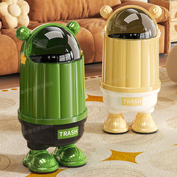 Trash Can for Home Use 2025 New Model, Luxury High-End with Lid, Suitable for Living Room, Bedroom, Bathroom, Stylish and Large Capacity Waste Bin