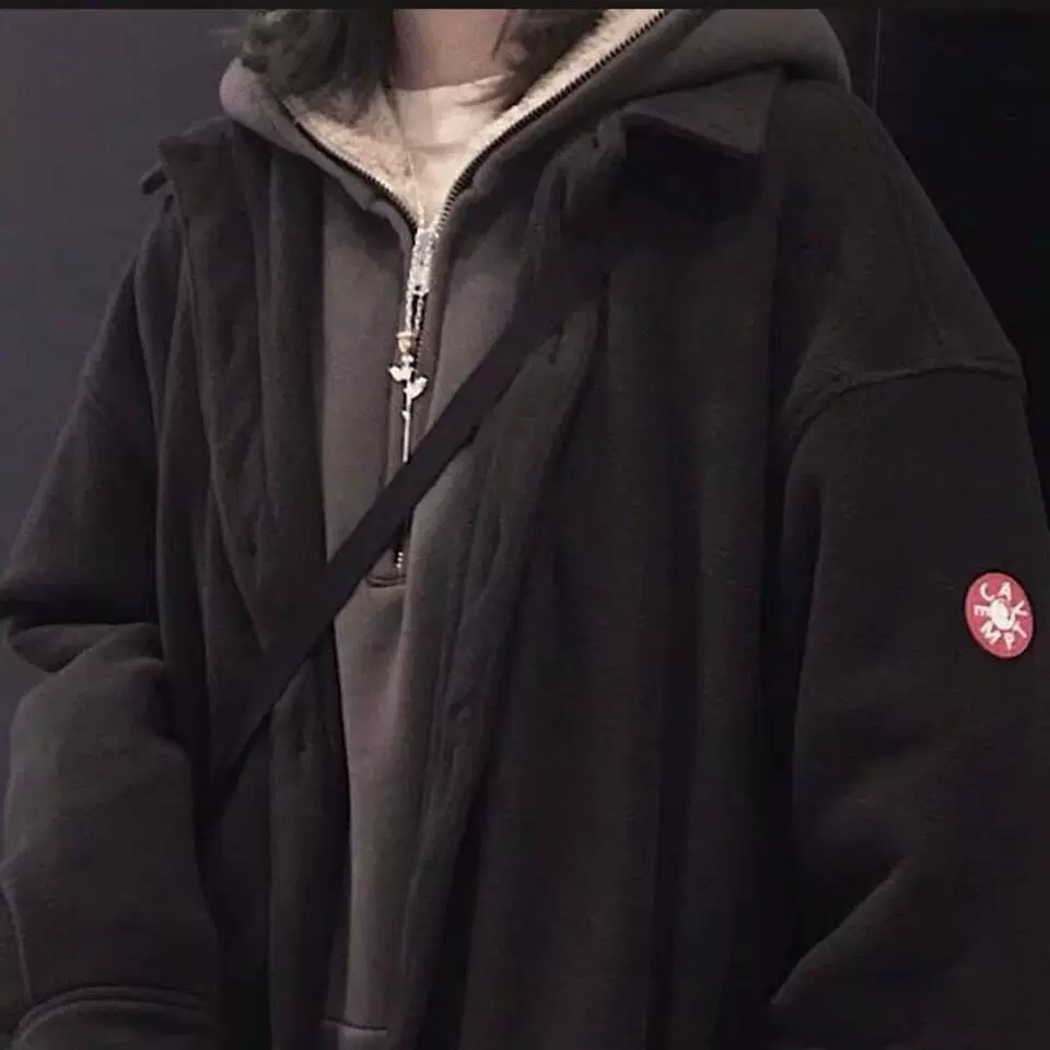 日本CAV EMPT C.E CAVEMPT 19SS男女摇粒绒夹克宽松薄绒衬衫外套