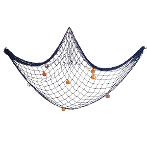 海洋风装饰渔网地中海网格幼儿园环创墙面吊饰房间主题墙上照片墙