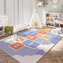 Hopscotch Children's Carpet Living Room Baby Anti-Fall Crawling Mat Stain-Resistant No-Wash Wipeable Pvc2026 New Floor Mat