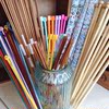 Sweater needle tool stick needle full set knitting scarf tool diy hand-knitted wool sign knitting needle super thick