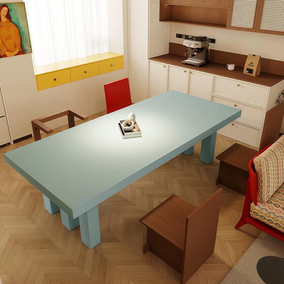 
Dopamine solid wood large long desk workbench large board long table conference table home study table office desk