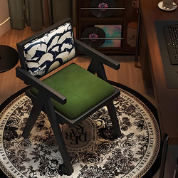 Comfortable Chair for Long Sitting Chandigarh-Style Backrest Chair Vintage Soft-Covered Leisure Office Chair Home Comfortable Computer Chair