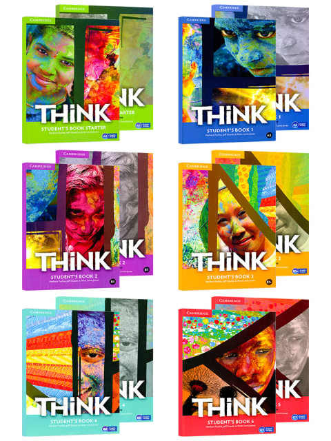 Original imported Cambridge Think Starter 1 2 3 4 5 level student book + workbook thinking KET/PET exam teaching aid foreign language junior high school high school English textbook self-study book think textbook