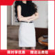 Hong Kong style high waist polka dot skirt women's summer temperament slim hip skirt A-line five-point skirt large size mid-skirt one-step skirt
