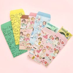 Doll envelope creative graffiti red envelope bag gift money bag