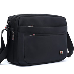 Men's Bag Oxford Cloth Shoulder Bag Middle-Aged Men's Bag Dad's Crossbody Bag Business Casual Men's Bag Horizontal Backpack