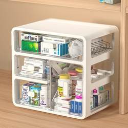 Medicine Box, Household Drawer-Type Medicine Storage Cabinet, Household Medicine Box, Small Medicine Box, Large-Capacity Storage Box