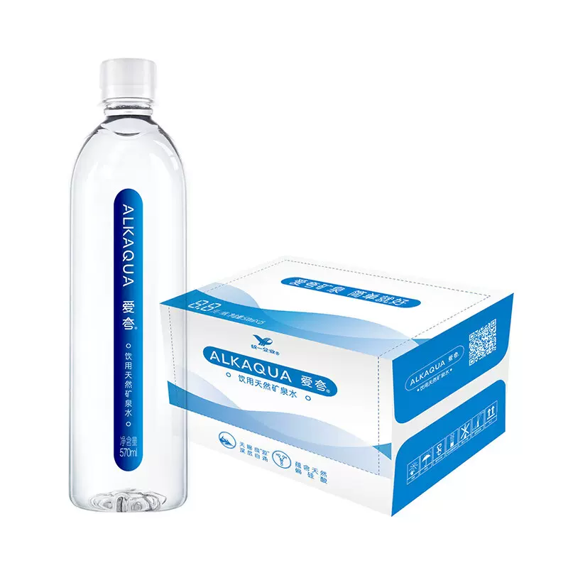 统一爱夸饮用天然矿泉水570ml*15瓶装整箱大瓶泡茶水煲汤煮饭用水-淘宝网