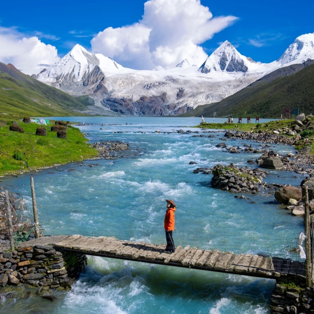 【越野团】无人机西藏拉萨旅游萨普神山冰川纳木措三日四日游拼车