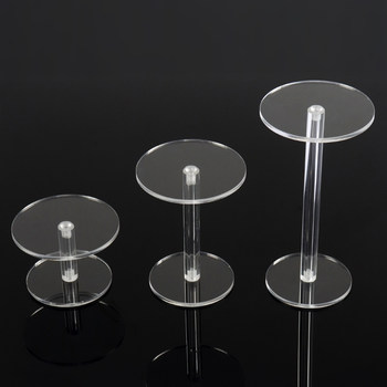 Acrylic antique multi-layer coffee table for jewelry display stand