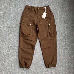 
Autumn and winter men's workwear multi-pocket leggings trousers men's three-dimensional tailoring retro trendy loose casual pants for small feet