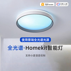Matter Apple Homekit Smart Ceiling Light Imitating Natural Sunlight Clear Sky Light Bedroom Siri Sky Light