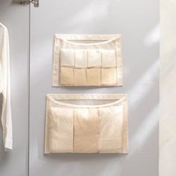 Storage Hanging Bag Behind the Door, a Storage Solution for Underwear and Socks Inside the Wardrobe Door, Dormitory Wall-Mounted Underwear Net Bag