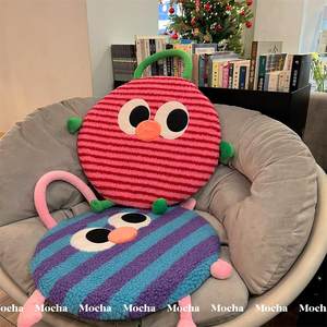 
Cute dopamine cushion bay window memory foam cushion sofa cushion office chair cushion non-slip removable washable