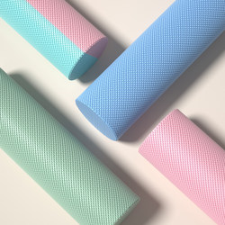 Solid Foam Roller for Muscle Relaxation and Slimming Legs, Professional Yoga Equipment, Massage Roller, 45cm Hard Smooth Surface Floating Point Column