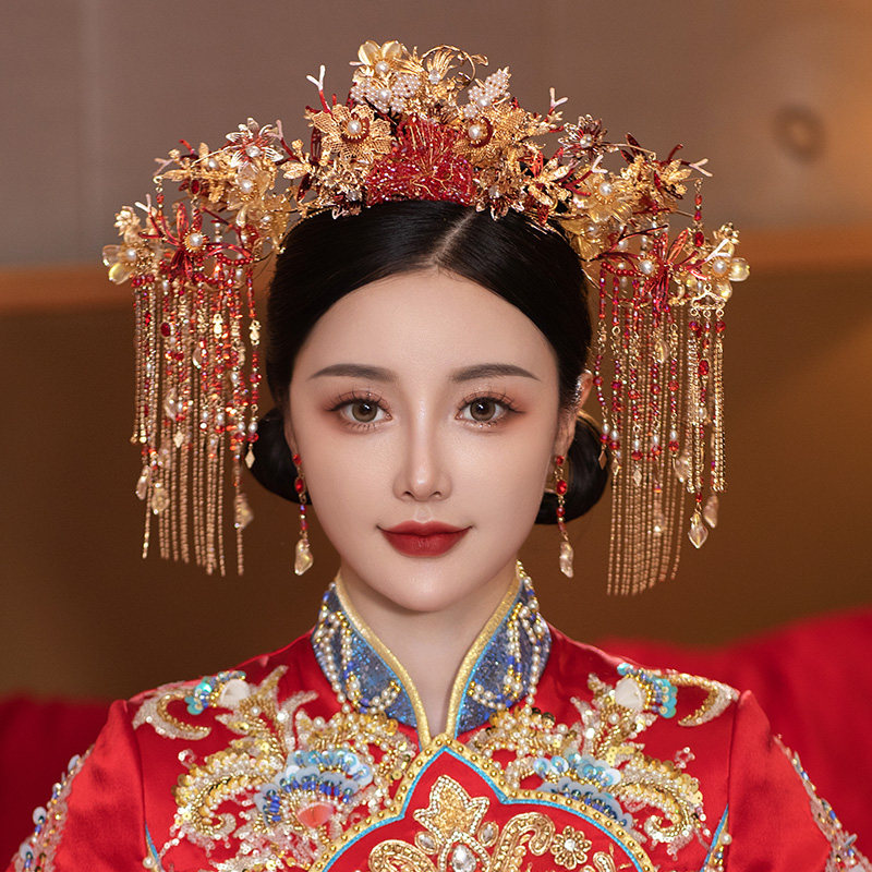 Water Dance U1689 Couronne de Phénix pour Mariage Chinois - Coiffe Water Dance U1689 Couronne de Phénix pour Mariage Chinois - Coiffe