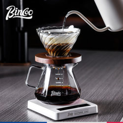 Bincoo Hand-Brewed Coffee Pot Glass Sharing Pot Filter Cup Coffee Utensil Set Home Brewing Filter Pot