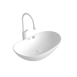 Prel Countertop Basin Scandinavian Creative Wash Basin Household Small Apartment Small Size Ceramic Wash Basin Single Basin