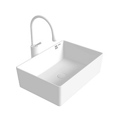 Prel Right-Angle Large-Size Countertop Washbasin Balcony Bathroom Size Rectangular Washbasin