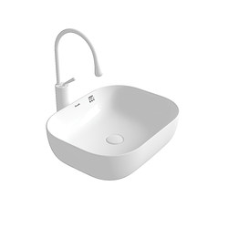 Punail Household Countertop Basin, Ceramic Washbasin, Balcony Creative and Unique Single Basin Washbasin