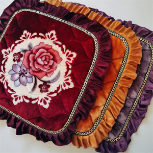 Thick cushion plush sofa cushion office chair cushion family dining chair cushion car cushion students 42 cm
