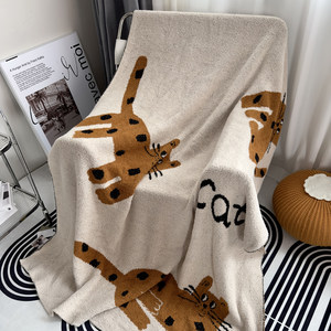 
Nordic style cat lunch break sofa office in autumn and winter warm velvet soft plus velvet thickened warm blanket Class A