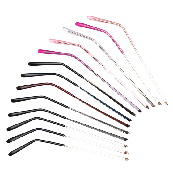 Metal glasses leg accessories Foot a pair of single tooth 1mm men's myopia eyes frame feet and legs universal replacement repair