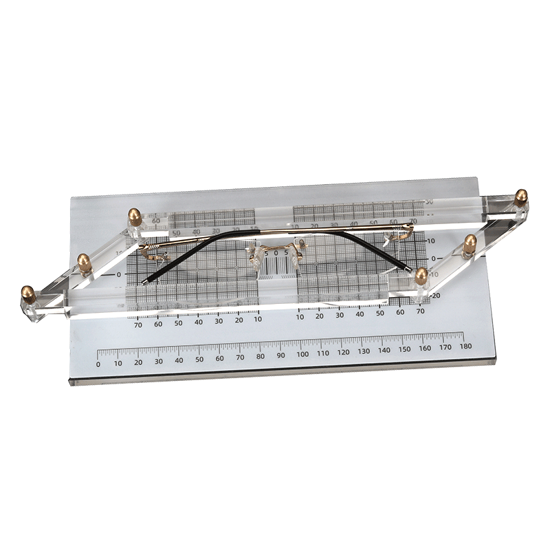 
Frameless glasses tool measuring tool glasses frame parallel measuring instrument assembly glasses frame frame balance angle measurement