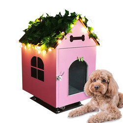 Soundproof Pet Kennel for Large, Medium, and Small Dogs with Separate Toilet, Villa-Style Home Use, Silent Bird Cage, Soundproof Room