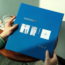 Couple's Love Travel Photo Album, Commemorative Album, Self-Adhesive Laminated Large-Capacity Family DIY Photo Storage Book