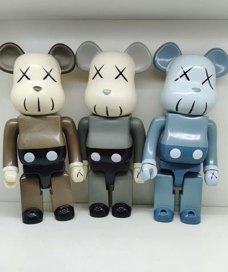 Be@rbrick 熊 積木熊 MADAWS 交叉眼 潮流模型擺件公仔400%-Taobao