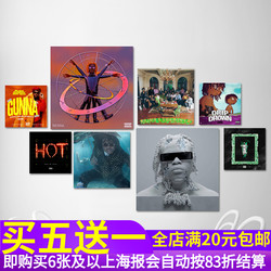Yung Gunna Album Poster European And American Hip-hop Rap Rapper Stickers Music Bar Decoration Wall Stickers