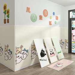 Cartoon Anime Wallpaper Self-Adhesive Waterproof and Moisture-Proof Wall Covering Stickers Wall Stickers Imitation Tile Wall Stickers Wallpaper Stickers