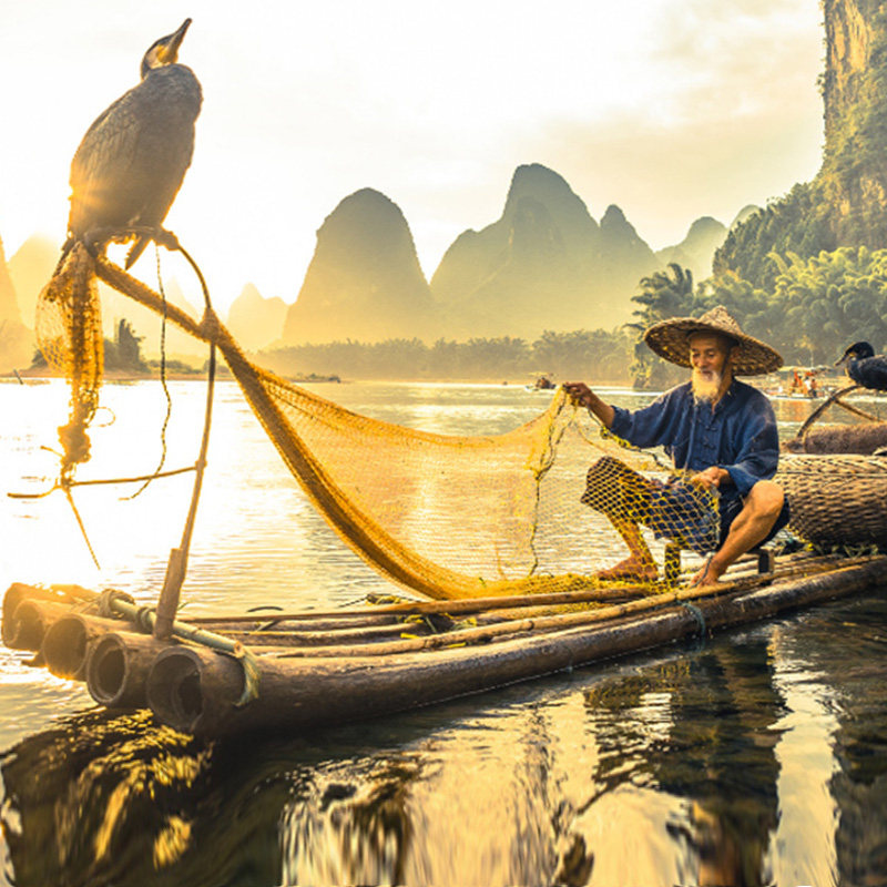 【含高铁票机票住希尔顿】桂林旅游4天3晚纯玩跟团游四日游龙脊