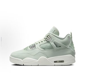 
Jordan Air Jordan 4 shock-absorbing mid-top retro basketball shoes women's green rice HV0823-003
