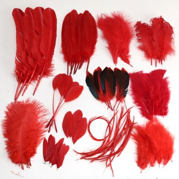 red feather kindergarten diy handmade feathers
