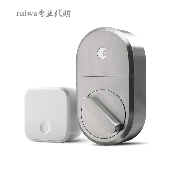 August SmartLock+Connect Smart Door Lock Google home stainless steel Alexa voice lock
