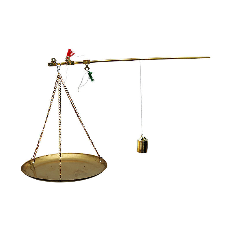 中药秤小铜称药材称克秤戥子老杆称小杆秤中医老式厘等称小铜秤