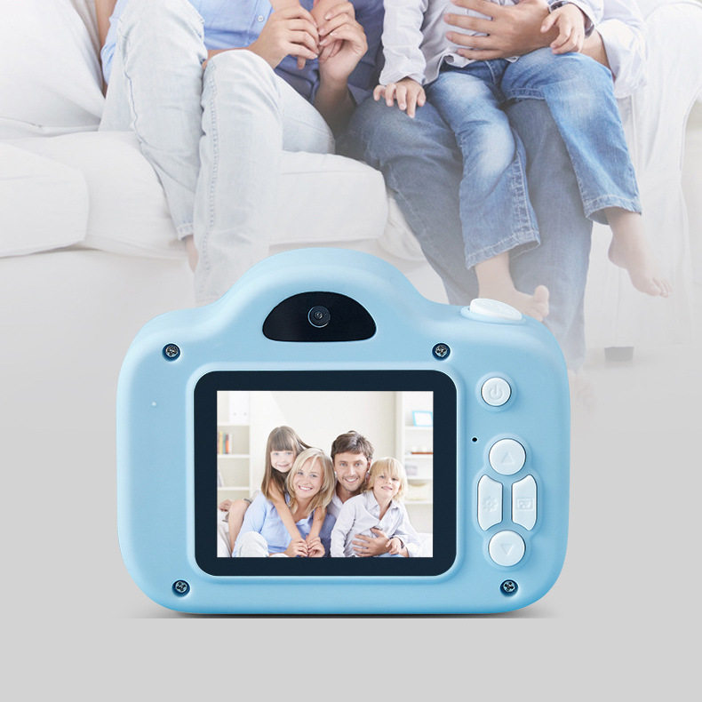 Housse De Protection En Silicone Pour Appareil Photo Enfant - Design Mignon, Lanière Réglable Anti-Vibration