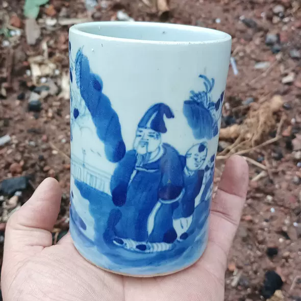 高仿古元代大元至正年制青花凤纹陶瓷三足大熏香炉香熏炉厂家货源